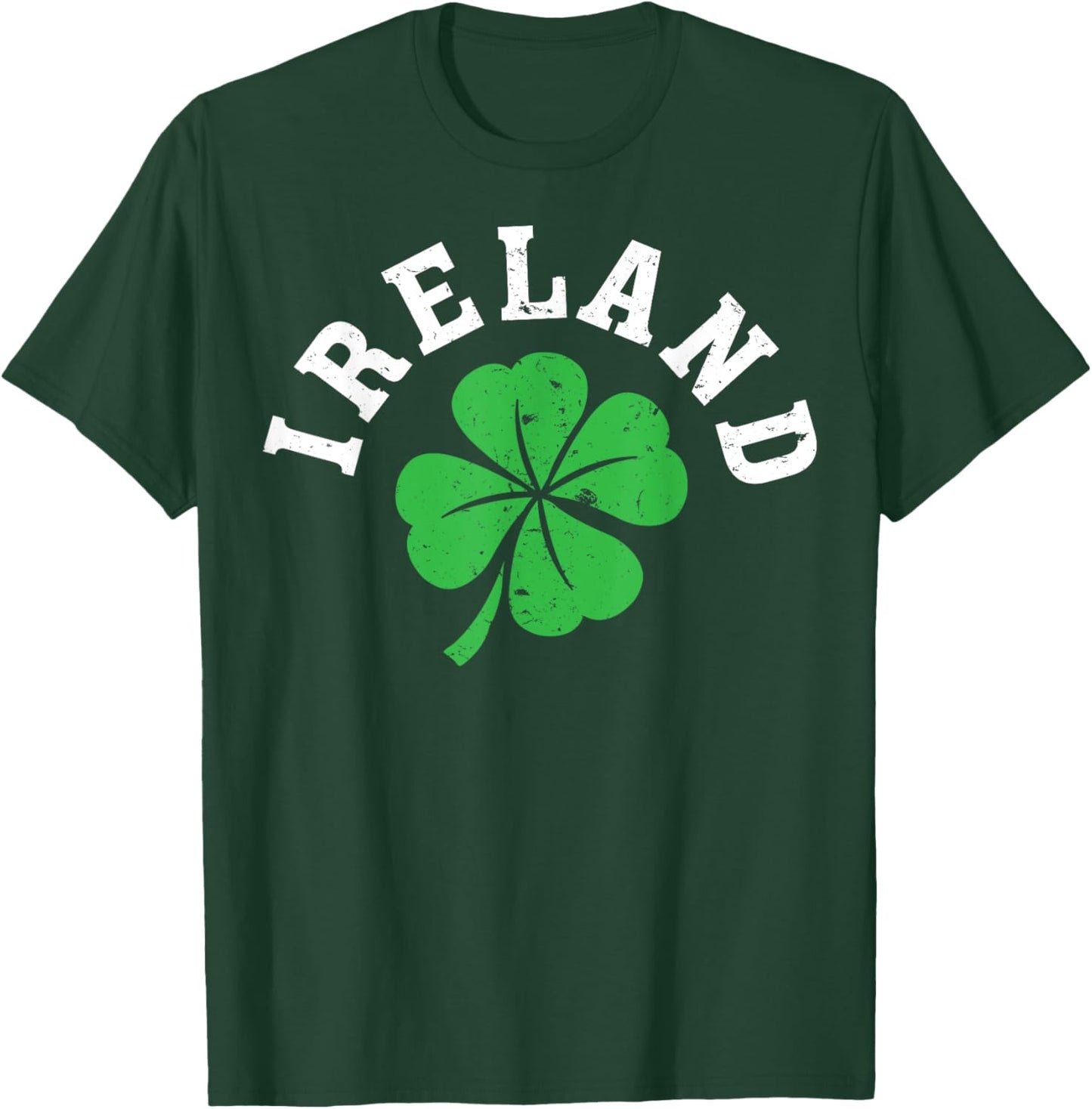 Irish Home Flag Ireland T-Shirt - T-Shirt | Forest