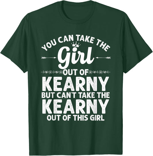 Girl Out Of KEARNY NJ NEW JERSEY Gift Funny Home Roots USA T-Shirt - T-Shirt | Forest