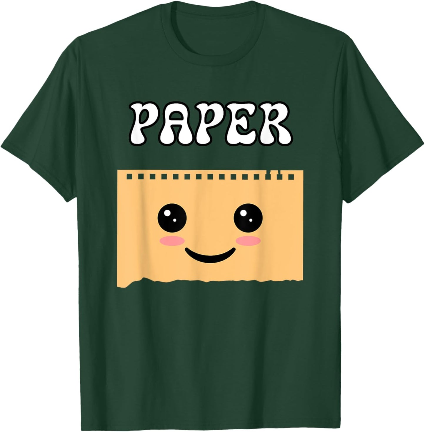 Rock Paper Scissors Funny Halloween Matching Group Costume T-Shirt - T-Shirt | Forest