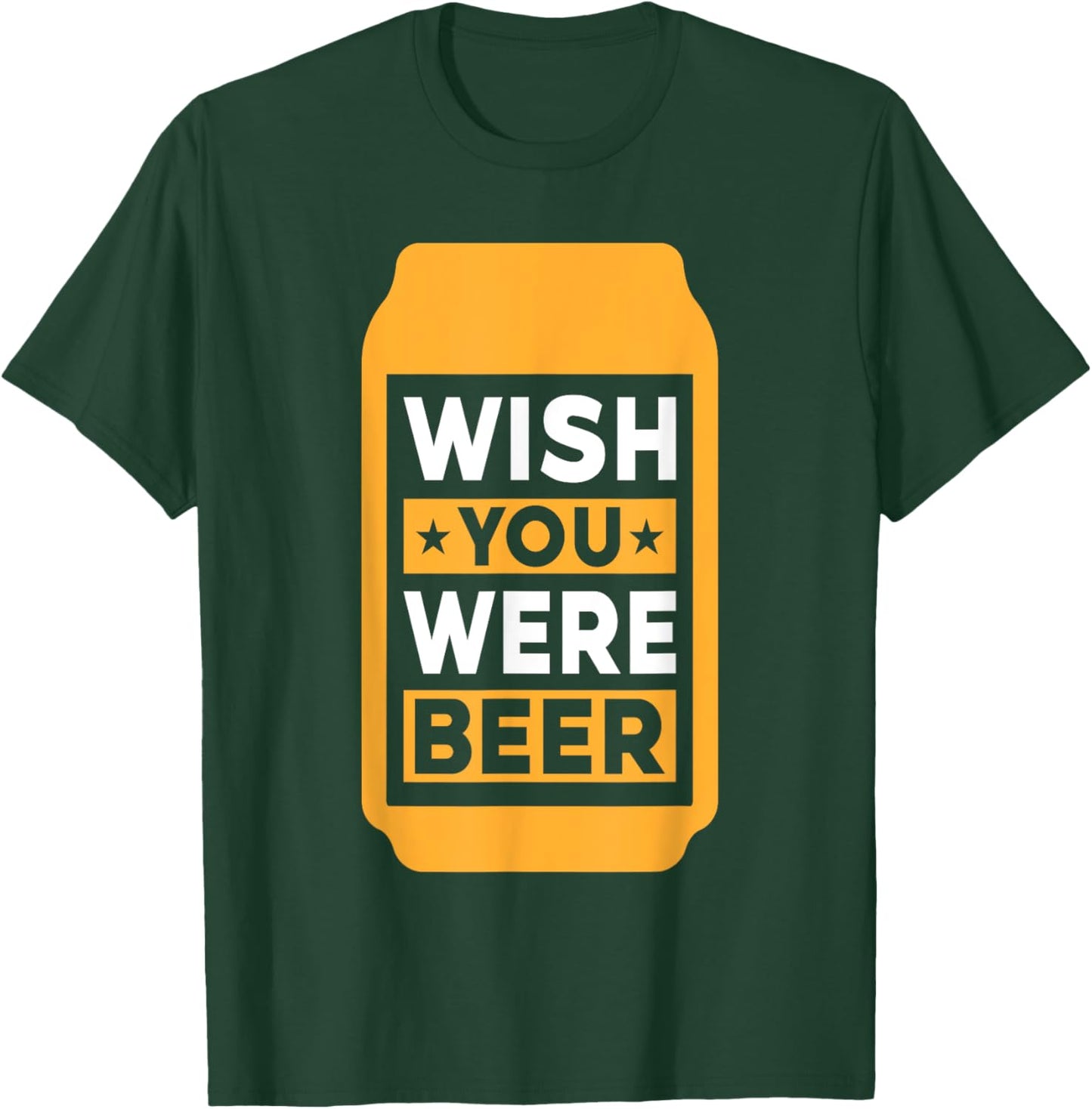Wish You Were Beer Vintage Craft Beer Home Brewing Brewery T-Shirt - T-Shirt | Forest