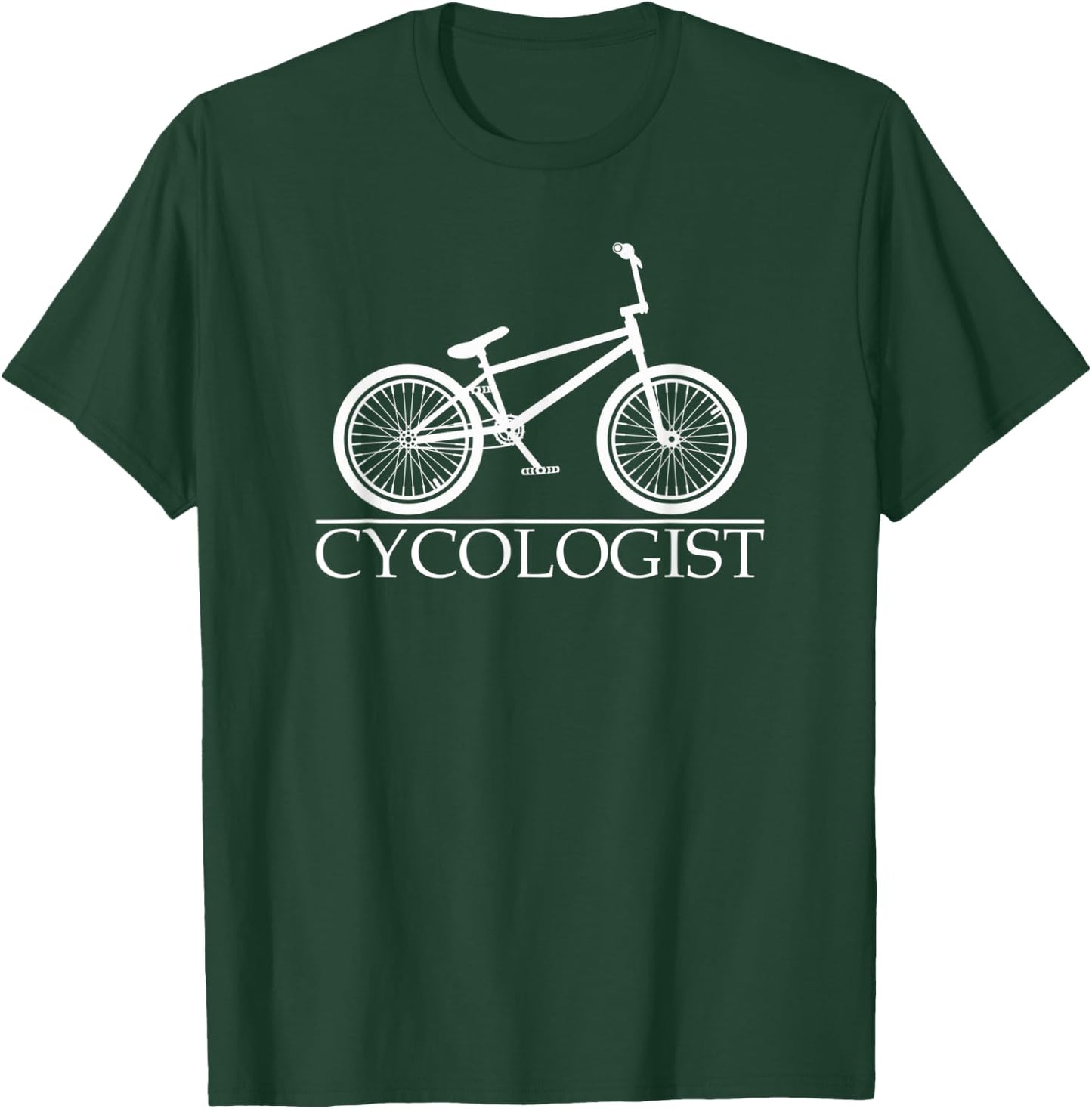 Cycologist BMX Bike Riding T-Shirt - T-Shirt | Forest