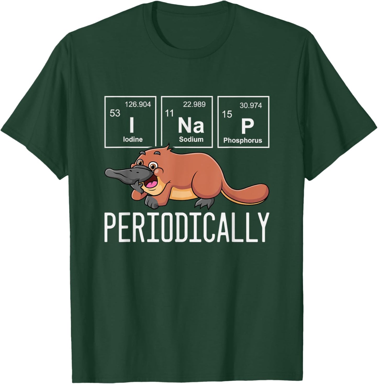 Platypus Nap Zookeeper Funny Lazy Biologist Animal Lover T-Shirt - T-Shirt | Forest