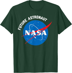 NASA Future Astronaut Space Kids Boys Girls Young Children T-Shirt - T-Shirt | Forest