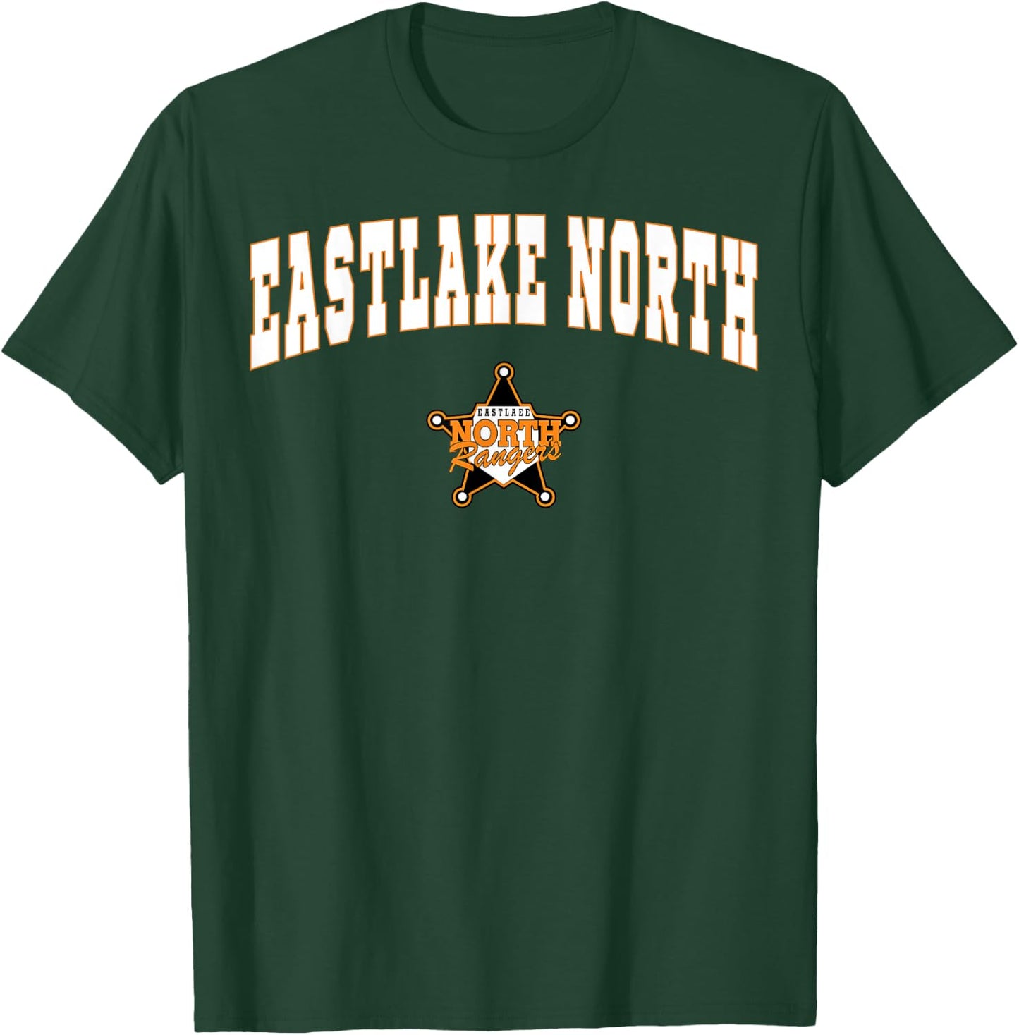 Eastlake North High School Rangers C2 T-Shirt - T-Shirt | Forest