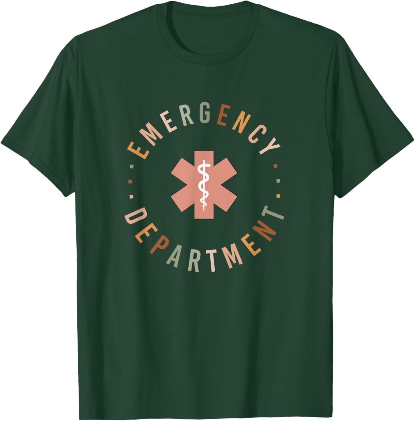 Emergency Department ER ED Emergency Room Nurse Trauma Nurse T-Shirt - T-Shirt | Forest