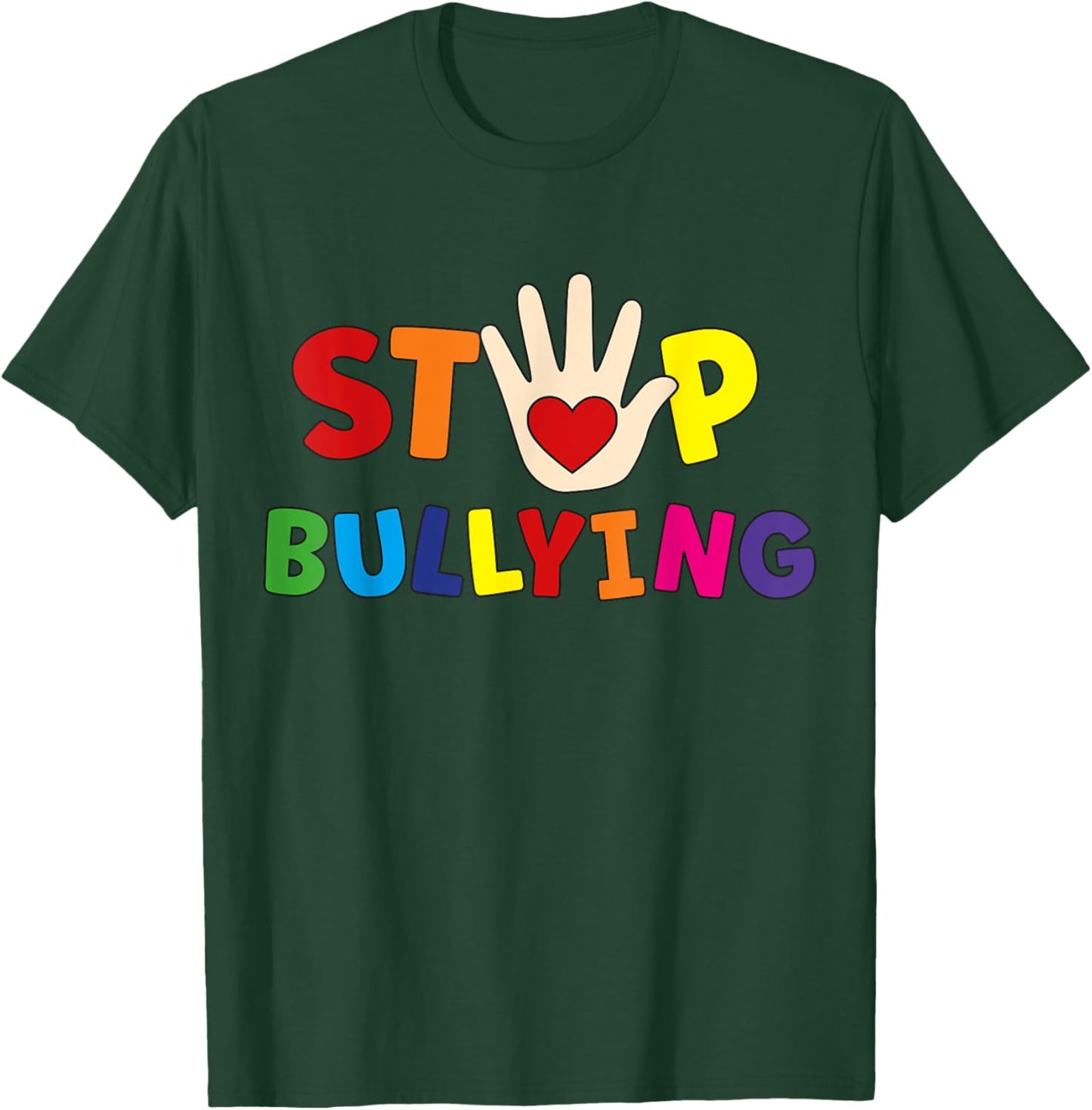 Anti Bullying Kindness Be Kind Pink Day Kids Boy Girl Stop T-Shirt - T-Shirt | Forest