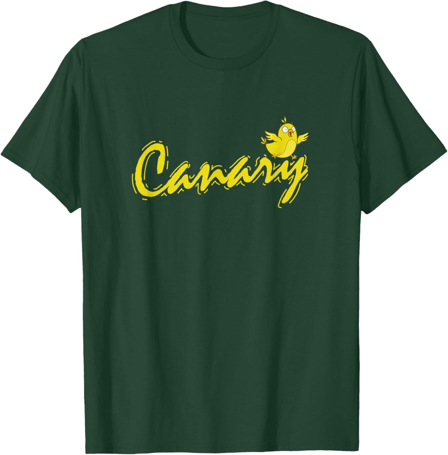 Canary Bird yellow and cute T-Shirt - T-Shirt | Forest