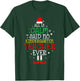 All Is Calm Said No Kindergarten Teacher Ever Teacher Xmas T-Shirt - T-Shirt | Forest