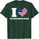 I love Worthington I heart Worthington T-Shirt - T-Shirt | Forest