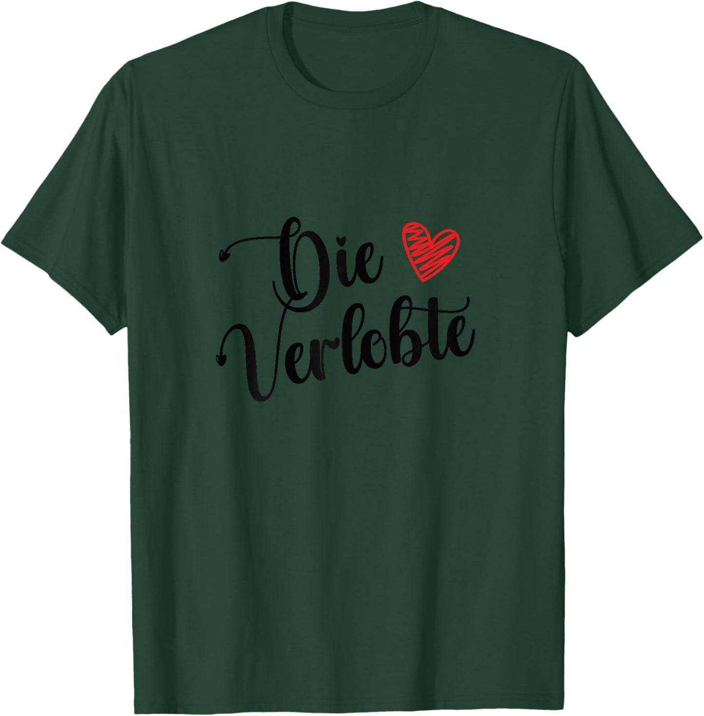 Die Verlobte Freundin Verloben Verlobung Ich Bin Verlobt T-Shirt - T-Shirt | Forest