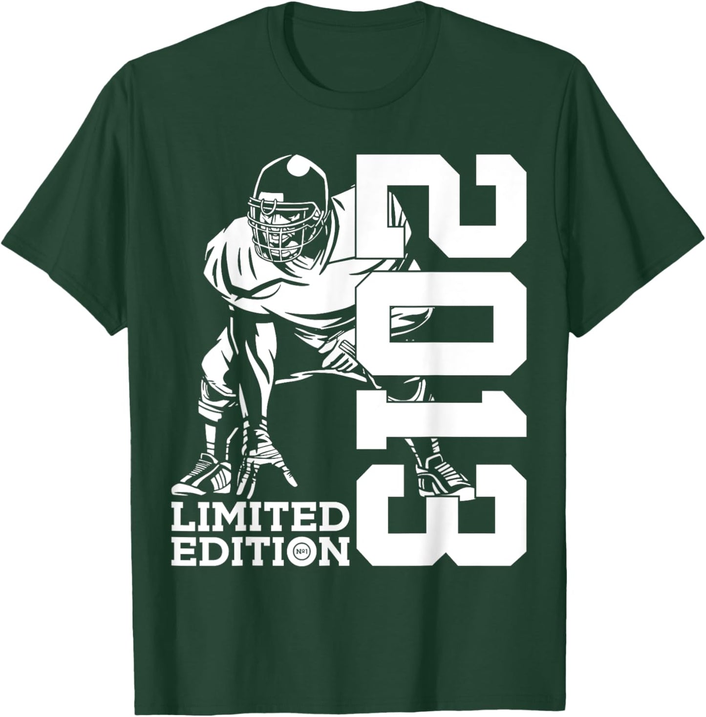 JAHRGANG 2013 OUTFIT ZUM 12. GEBURTSTAG 12th Birthday American Football Themed Kids , Black, Small T-Shirt - T-Shirt | Forest