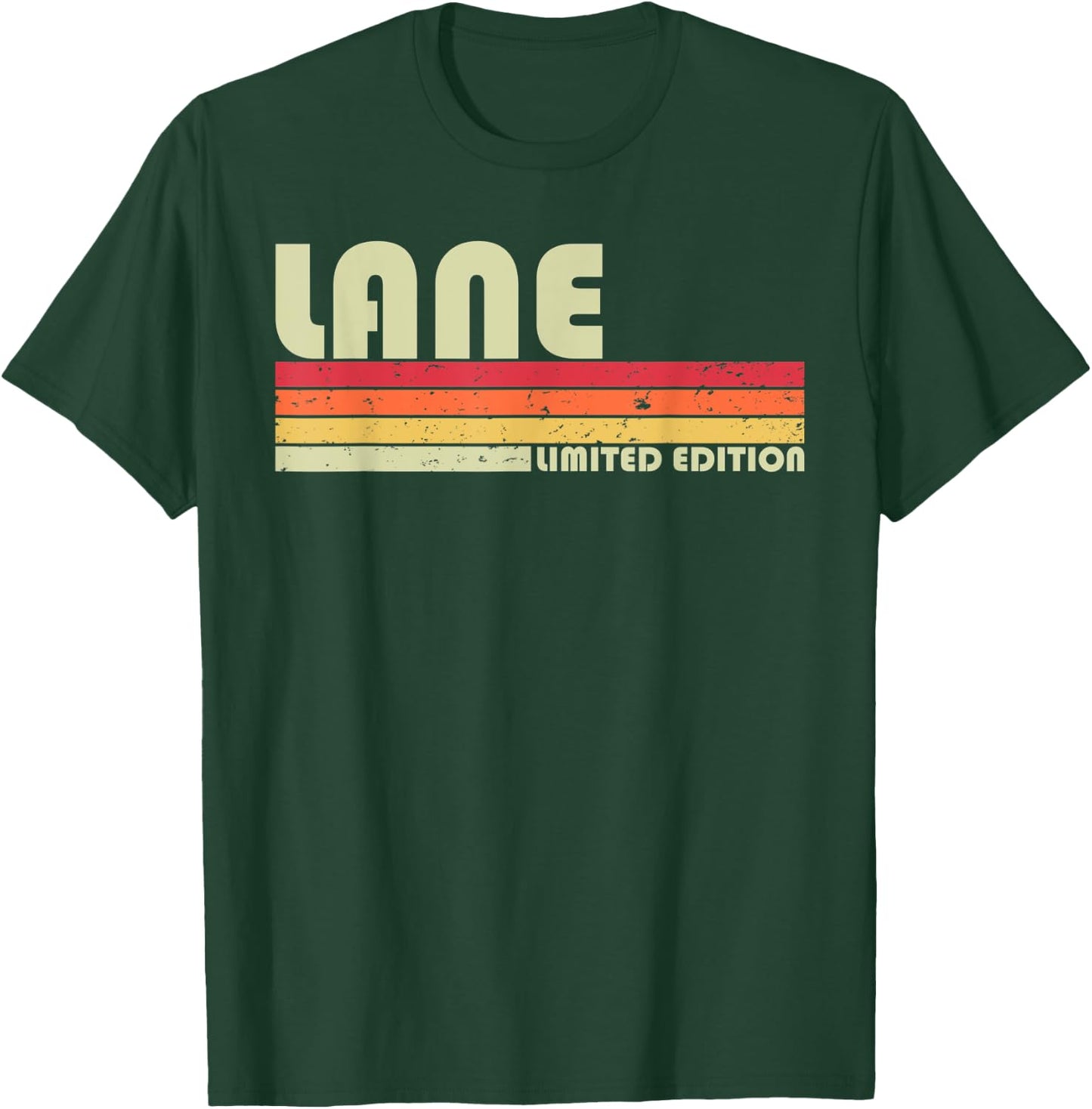 LANE Gift Name Personalized Funny Retro Vintage Birthday T-Shirt - T-Shirt | Forest