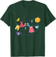 Laundry Birds Hanging On Clothes Line Bird Lover Rope Gift T-Shirt - T-Shirt | Forest
