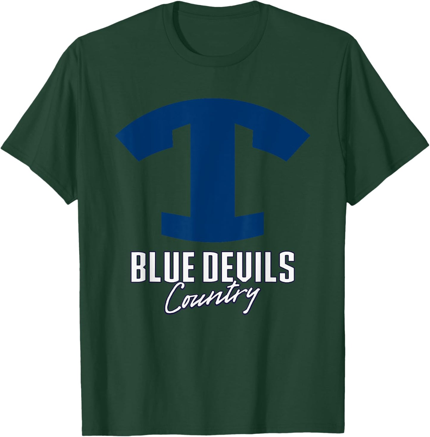 Tift County Blue Devils Logo Country HS T-Shirt - T-Shirt | Forest