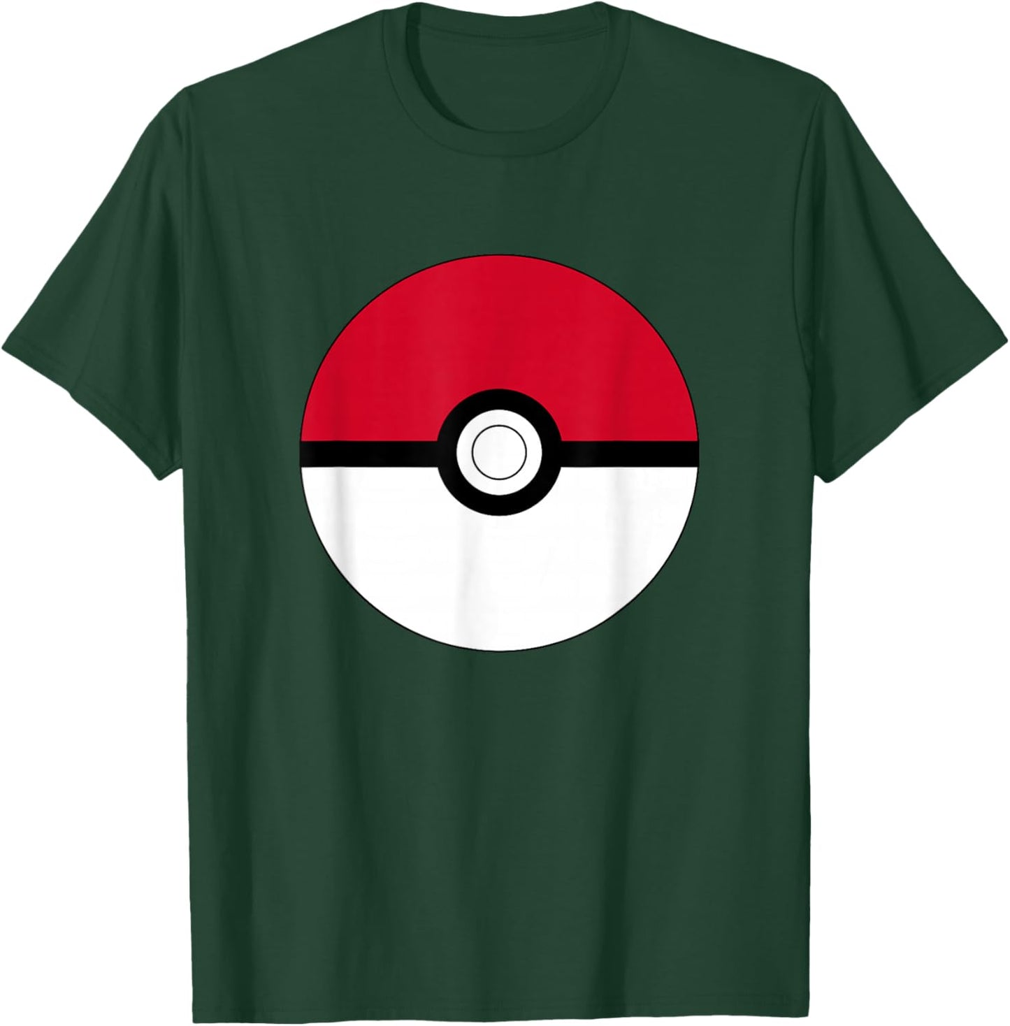 Pokémon Poké Ball Vintage Classic Red & White Logo T-Shirt - T-Shirt | Forest