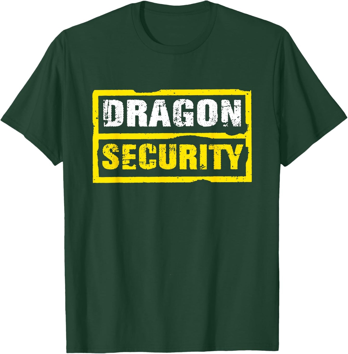Halloween Adult Costume Dragon Security Dad Mom T-Shirt - T-Shirt | Forest