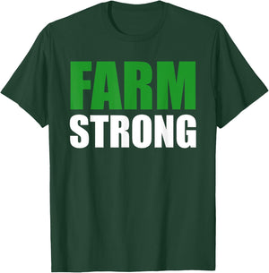 FARM STRONG Shirt: Farmer's Shirt, Proud, Farm Wife, Crops T-Shirt - T-Shirt | Forest