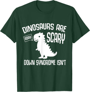 Cute Dinosaur World Down Syndrome Day Women Kids T-Shirt - T-Shirt | Forest