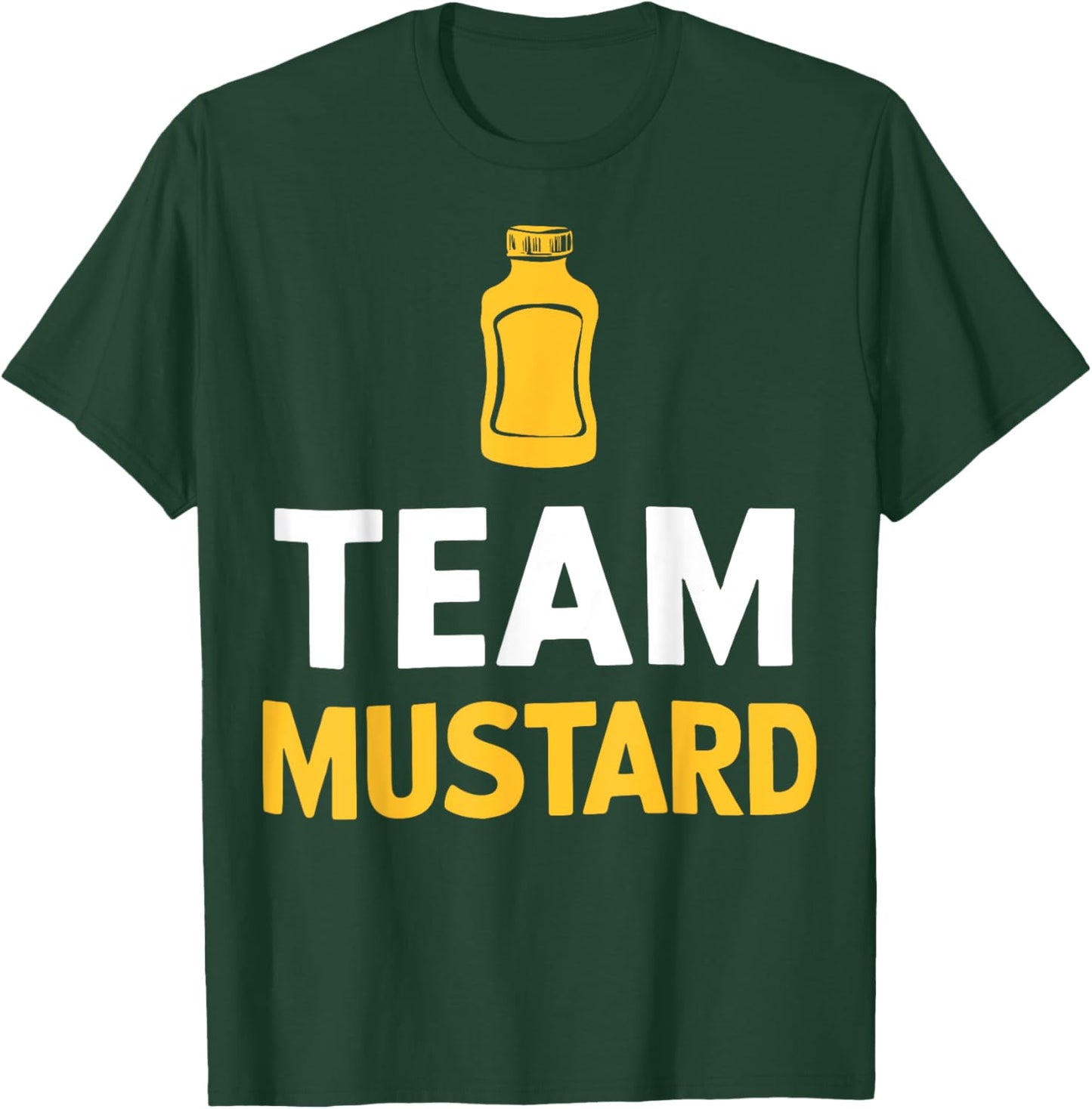 Mustard Yellow Mustard Team Mustard T-Shirt - T-Shirt | Forest