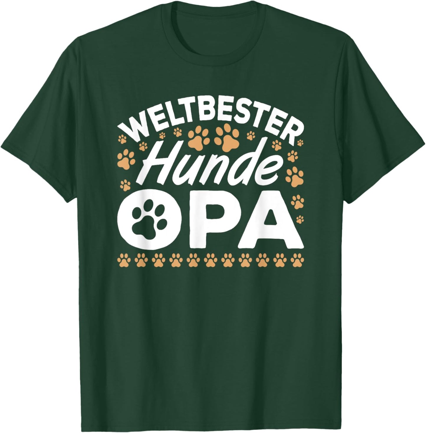 Weltbester Hunde Opa Hundebesitzer Hundefreund Hund T-Shirt - T-Shirt | Forest