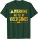 Funny Video Game Art Women Gaming Nerd PC Gamer T-Shirt - T-Shirt | Forest