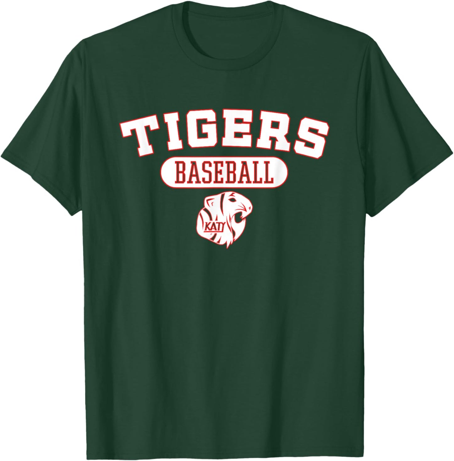 Katy Tigers Baseball T-Shirt - T-Shirt | Forest