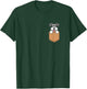 Miniature Schnauzers In Pocket Dog Owner Cute Puppy Lover T-Shirt - T-Shirt | Forest