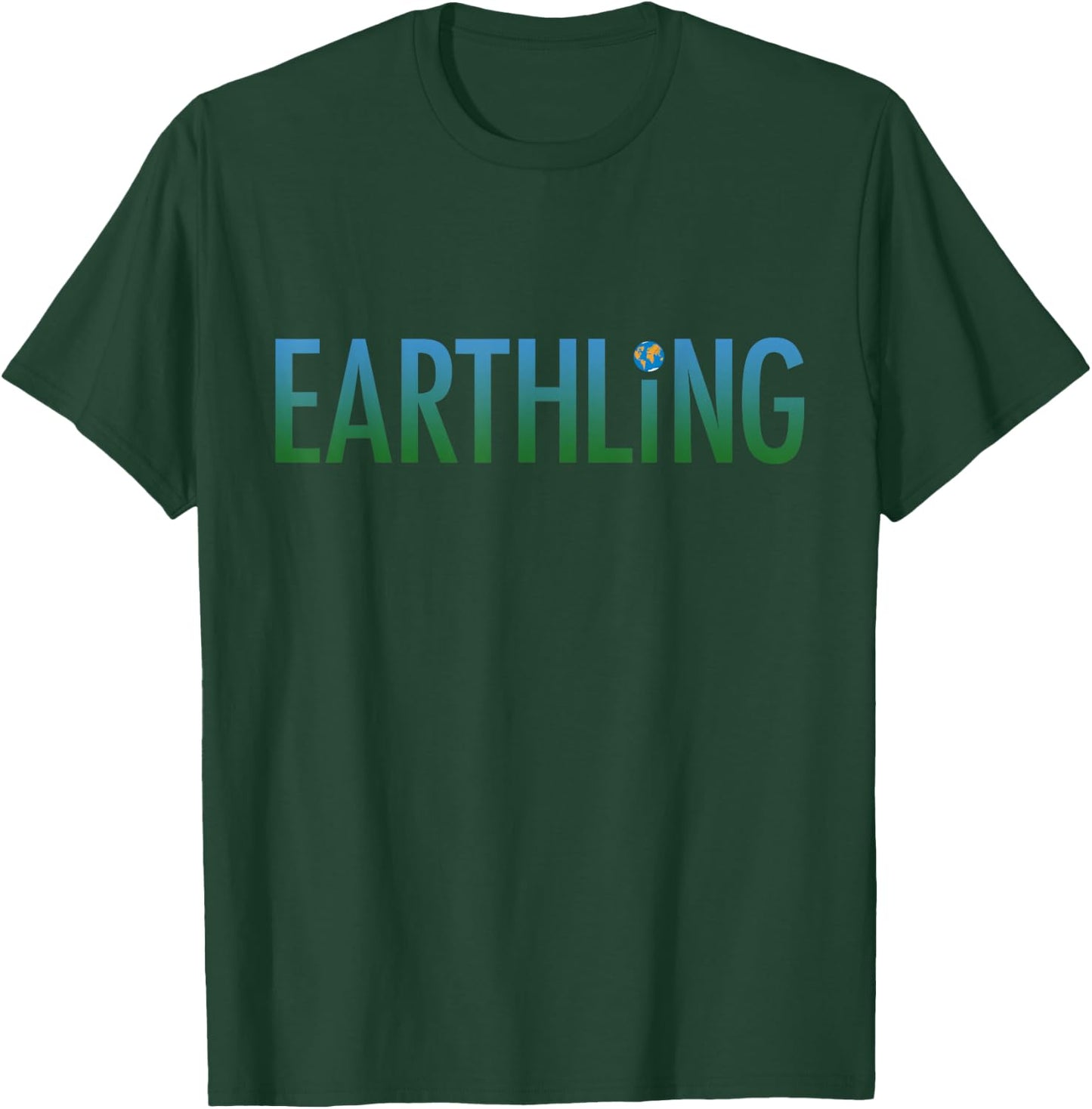 Earthling, funny ecology T-Shirt - T-Shirt | Forest