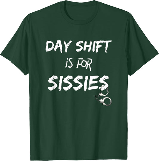 Night Shift Grave Shift Midnight Crew Police Gift T-Shirt - T-Shirt | Forest