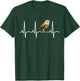 Barn Owl Shirt - Bird of Prey Heartbeat for Birders T-Shirt - T-Shirt | Forest