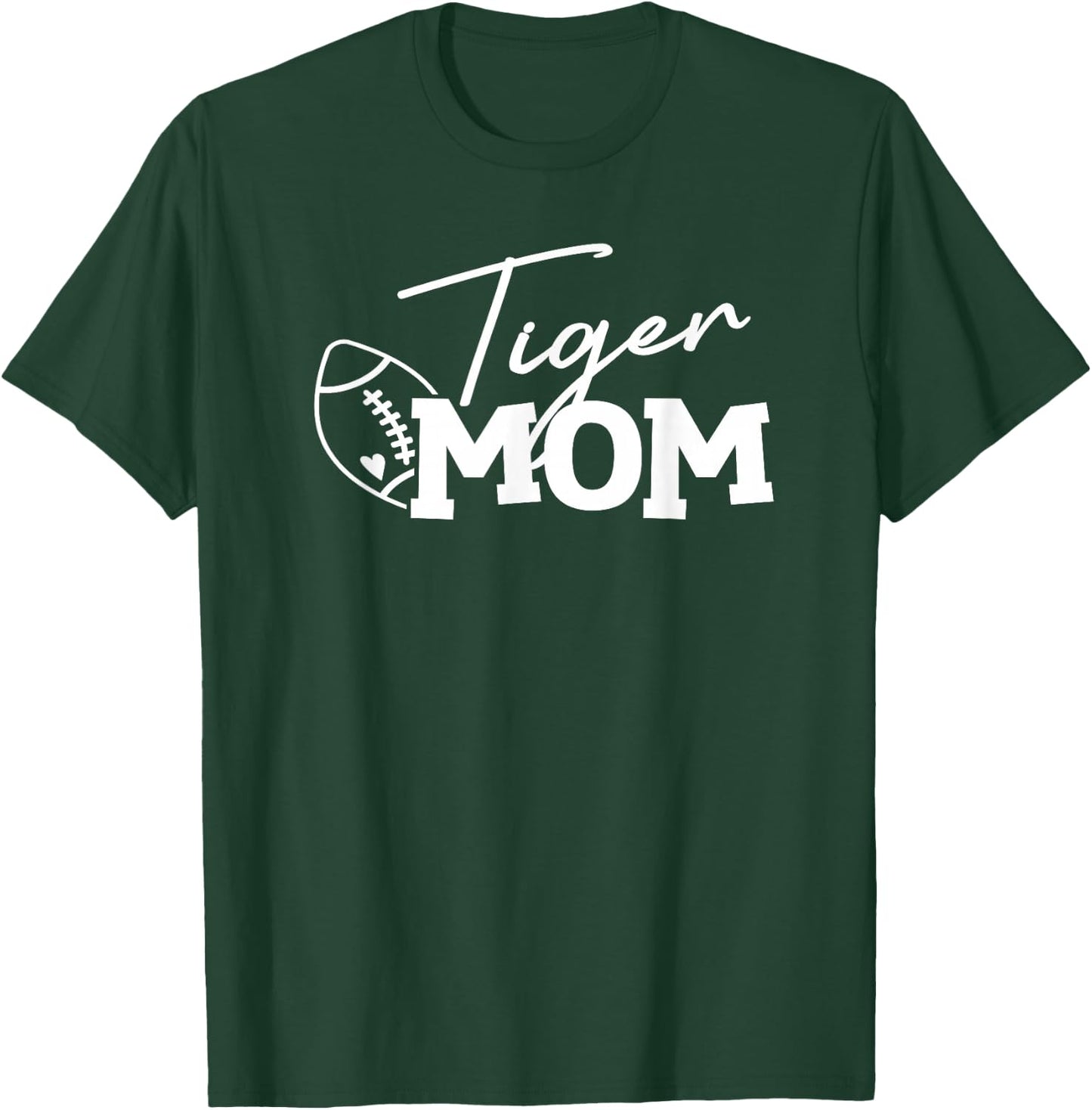 Tiger Mom Football Sports Fan T-Shirt - T-Shirt | Forest