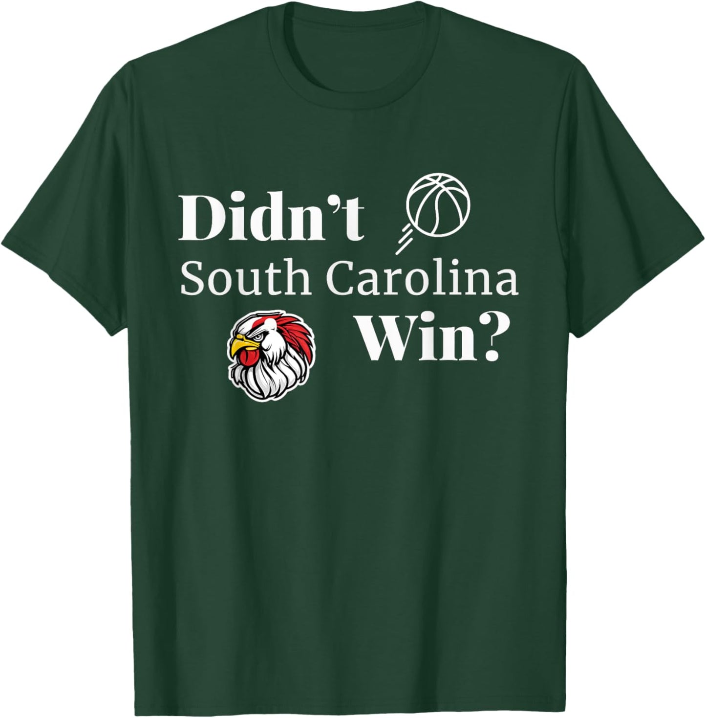 Victory Celebrating South Carolina Basketball Win T-Shirt - T-Shirt | Forest