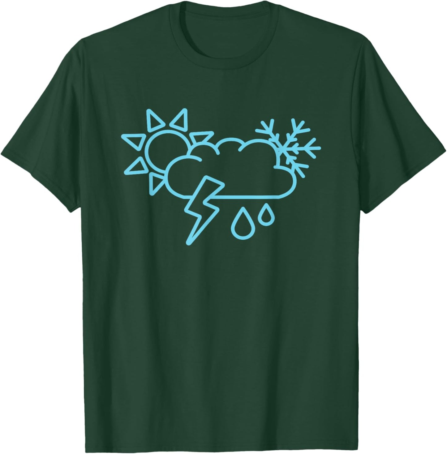 Future Meteorologist Storm Chasing Weather Radar Weatherman T-Shirt - T-Shirt | Forest
