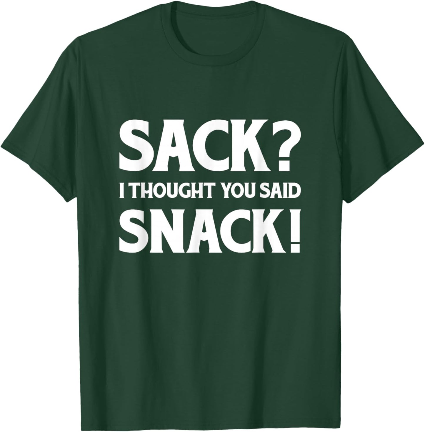 Funny American Football Memes Quarterback Sack QB Jokes T-Shirt - T-Shirt | Forest