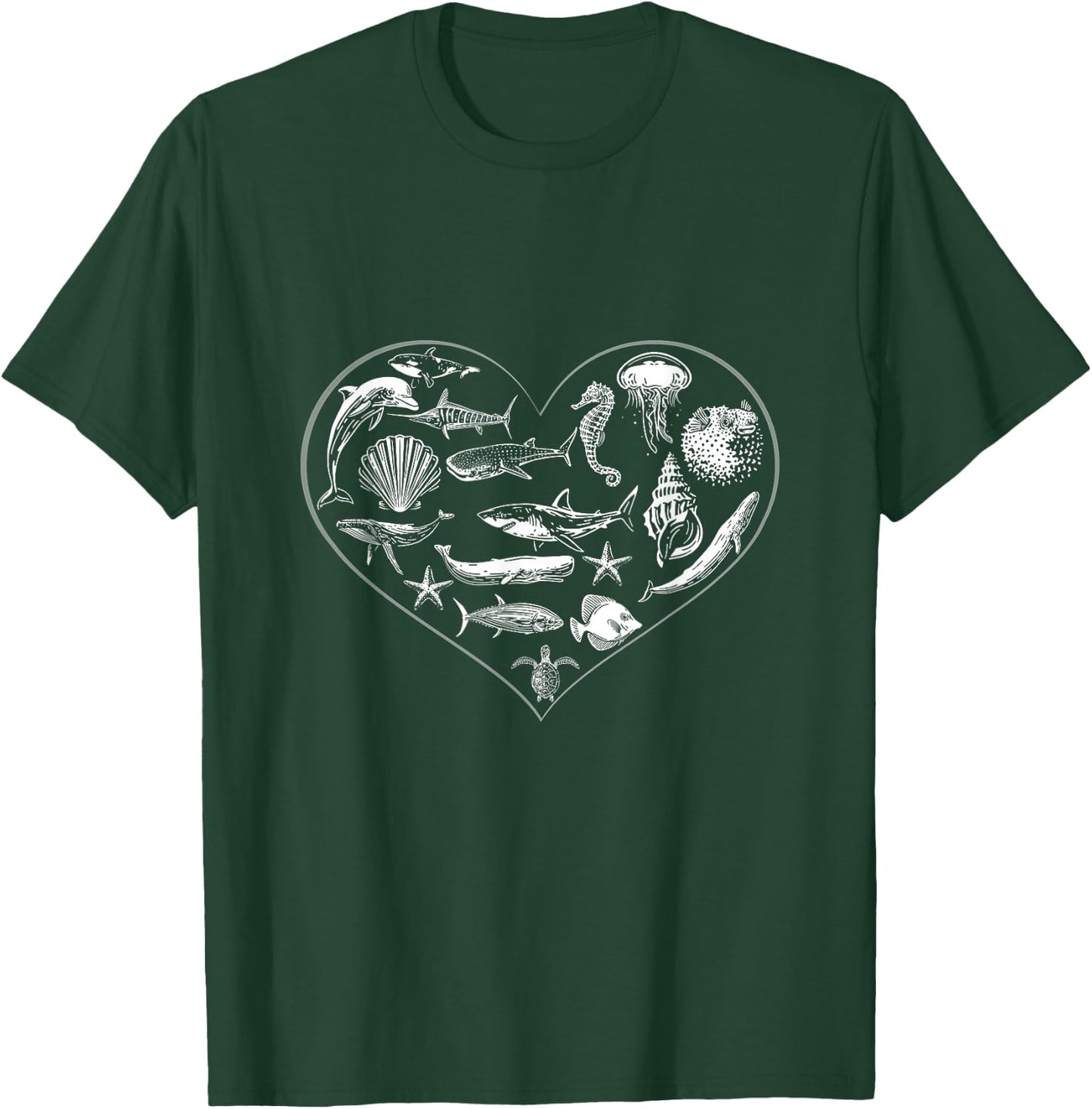Save the Ocean - Sea and Ocean Environment Awareness Lovers T-Shirt - T-Shirt | Forest