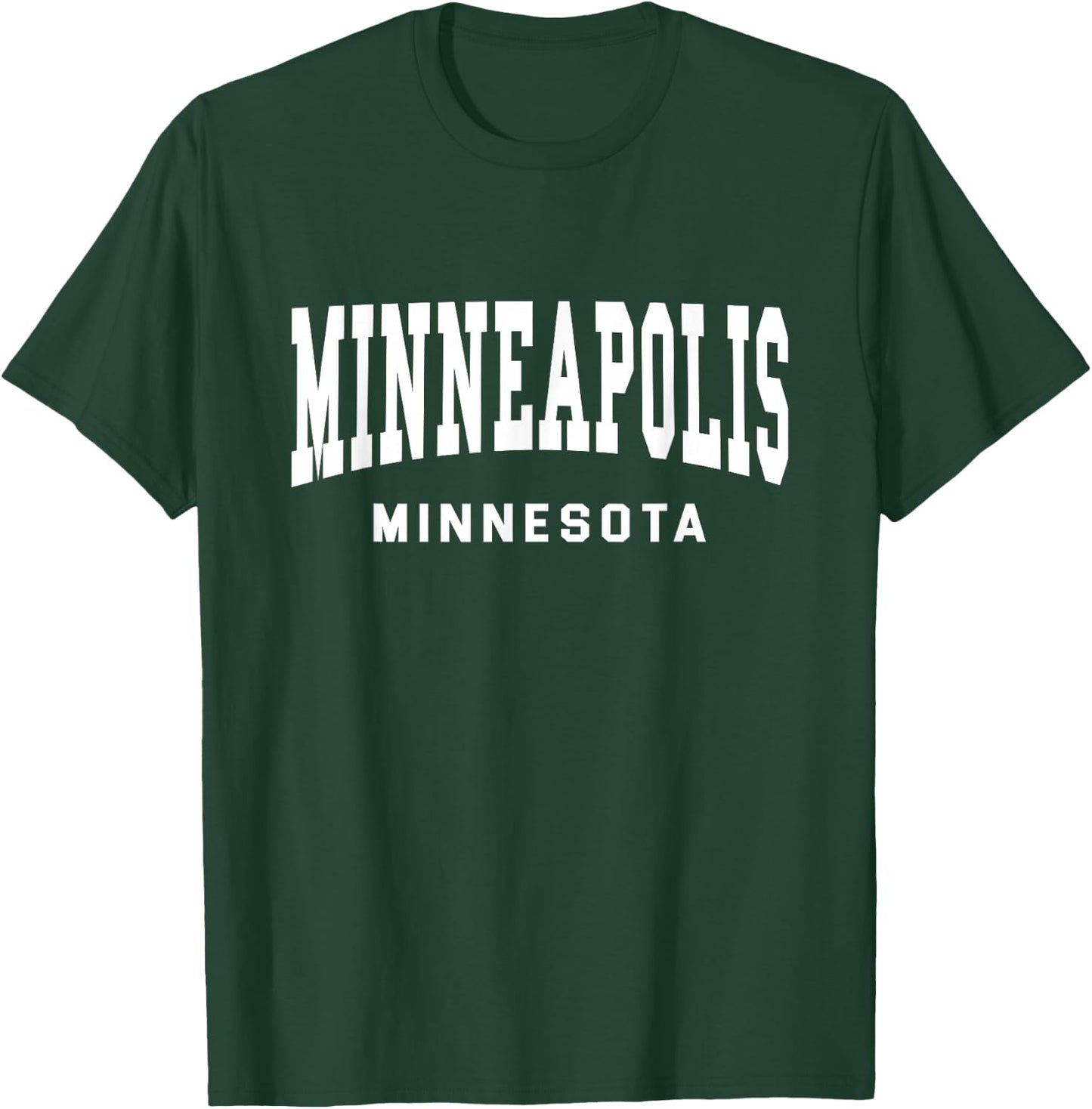 Minneapolis - Minnesota - Throwback Design - Classic T-Shirt - T-Shirt | Forest