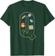 Alphabet Letter Q Phonics Objects That Start With Q Shirt T-Shirt - T-Shirt | Forest