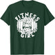 Workout Gym Training - Exercise Fitness Girl T-Shirt - T-Shirt | Forest