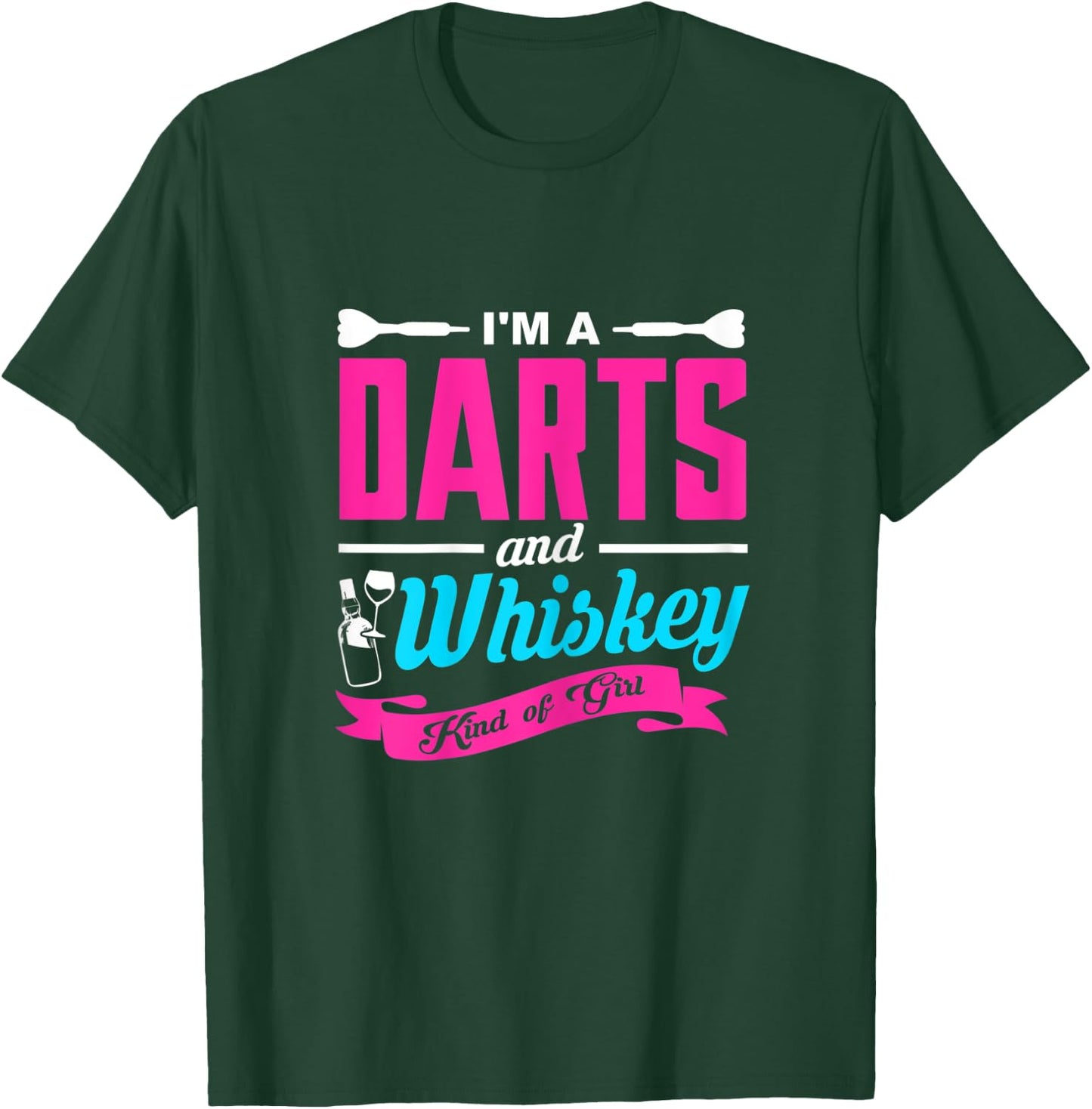 Dart And Whiskey T-Shirt - T-Shirt | Forest