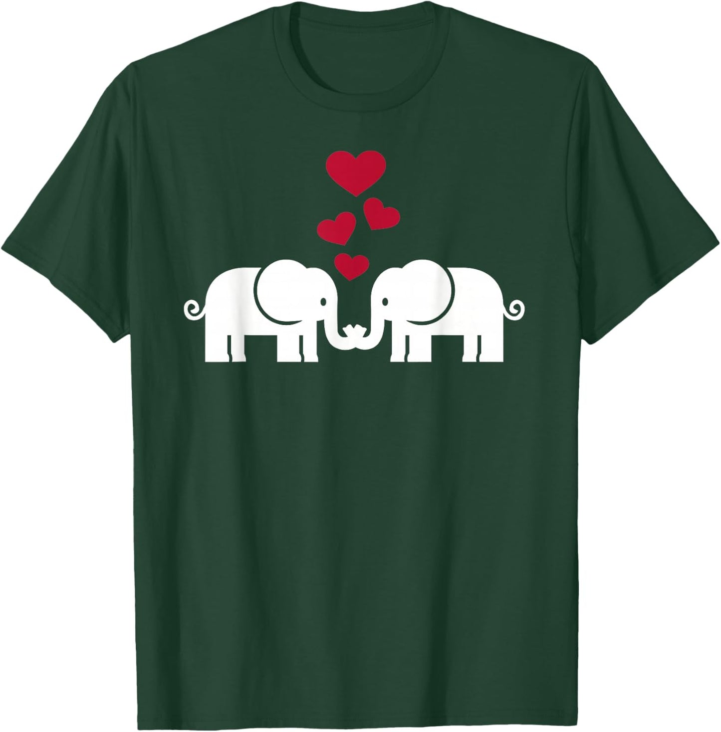 Elephants in love T-Shirt - T-Shirt | Forest