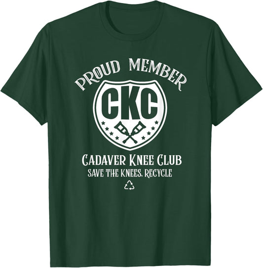 ACL Knee Surgery Cadaver Ligament Recipient Funny Recycle T-Shirt - T-Shirt | Forest