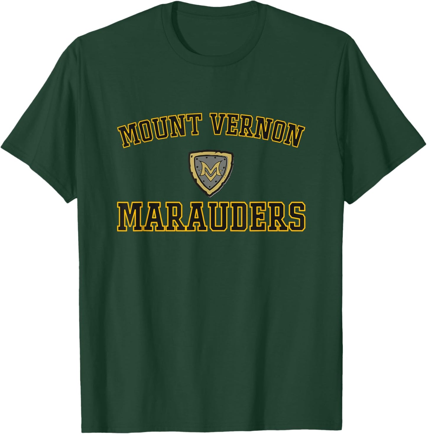 Mount Vernon Marauders Logo Varsity HS T-Shirt - T-Shirt | Forest