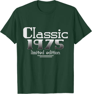 50 Year Old Classic 1975 Vintage 50th Birthday Party Men T-Shirt - T-Shirt | Forest