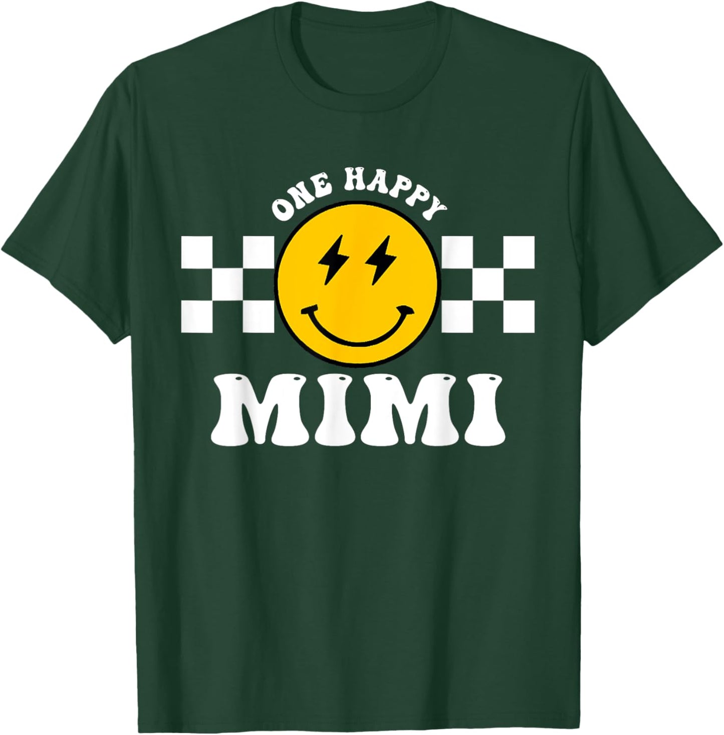 One Happy Dude 1st Birthday One Cool Mimi Family Matching T-Shirt - T-Shirt | Forest