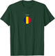 Chad Flag - Minimalist Souvenir World Travel Lover T-Shirt - T-Shirt | Forest
