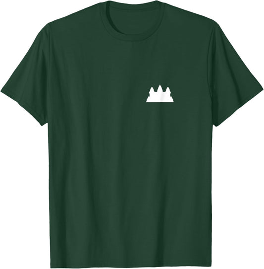 Cambodia Angkor Wat Temple Minimal Shirt T-Shirt - T-Shirt | Forest