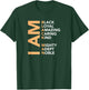 I Am Black Man African American Mighty Black History T-Shirt - T-Shirt | Forest