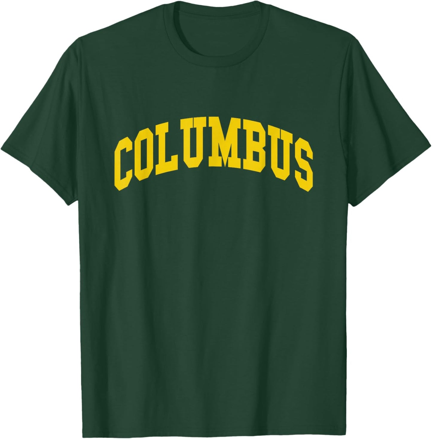 Columbus - Throwback Design - Classic T-Shirt - T-Shirt | Forest