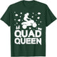 Cute ATV Four Wheeling Quad Queen Girls Offroad Riding T-Shirt - T-Shirt | Forest