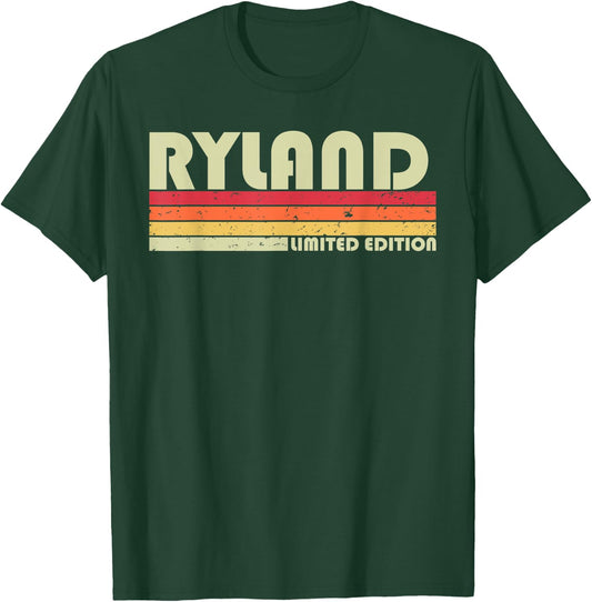 RYLAND Gift Name Personalized Funny Retro Vintage Birthday T-Shirt - T-Shirt | Forest